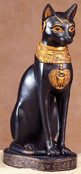 Bastet Cat Replica Sculpture Small Egyptan Decor